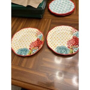 The Pioneer Woman Set 2 Blossom Jubilee Yellow Salad Plates